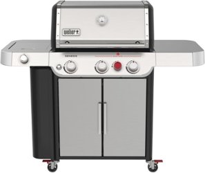 Weber - GENESIS S-335 Propan Gas Grill - Stainless Steel - Angle_Zoom