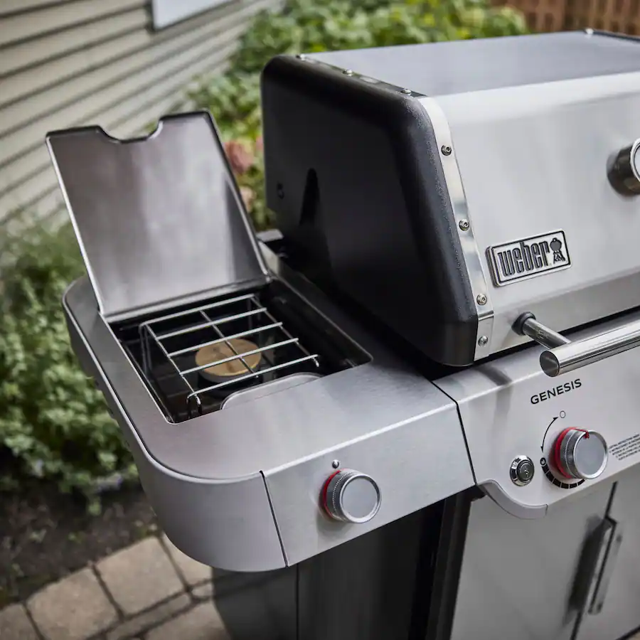 Weber GENESIS S 335 Propane Gas Grill Stainless Steel 1500537 - Best Buy