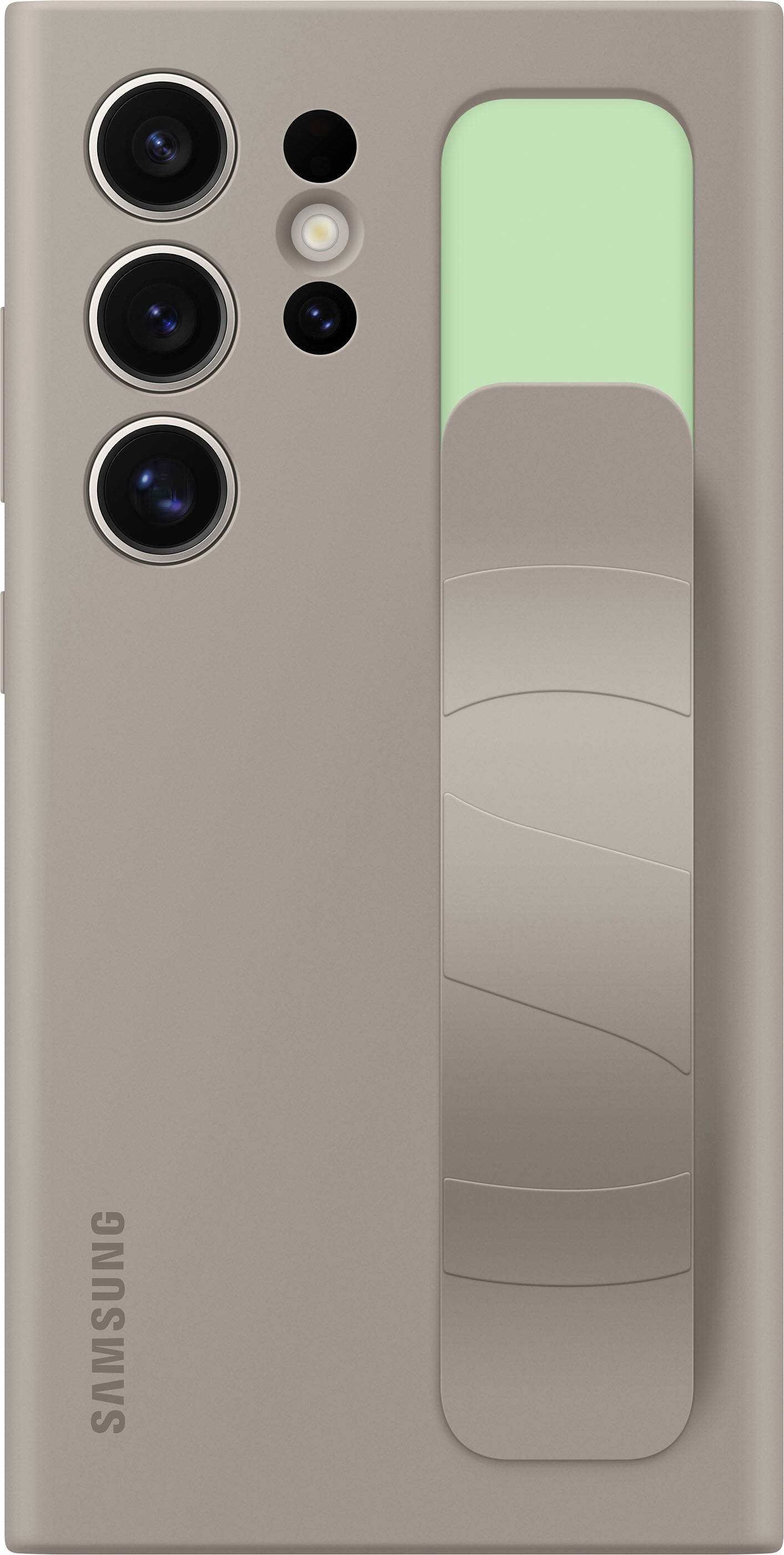 Alt View 12. Samsung - Galaxy S24 Ultra Standing Grip Case - Taupe.