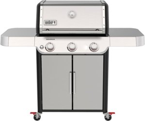 Weber - GENESIS S-315 Propane Gas Grill - Stainless Steel - Angle_Zoom