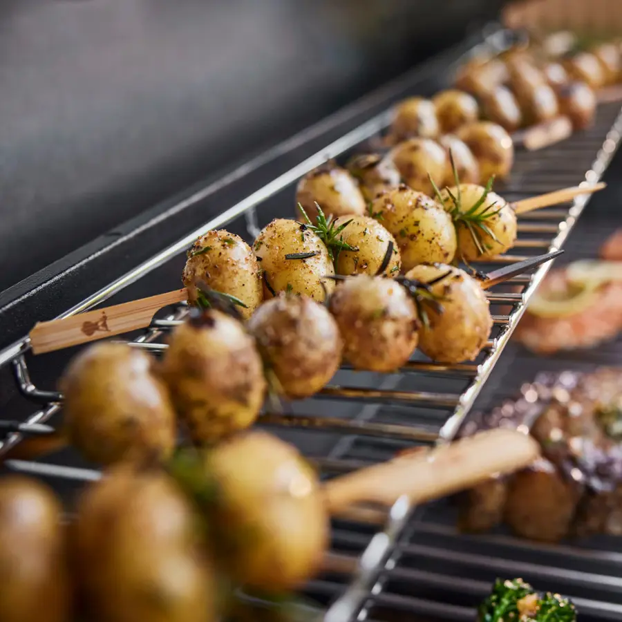 Alt View 17. Weber - GENESIS S-315 Propane Gas Grill - Stainless Steel.