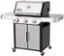 Left. Weber - GENESIS S-315 Propane Gas Grill - Stainless Steel.