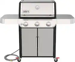 Weber - GENESIS S-315 Natural Gas Grill - Stainless Steel - Angle_Zoom