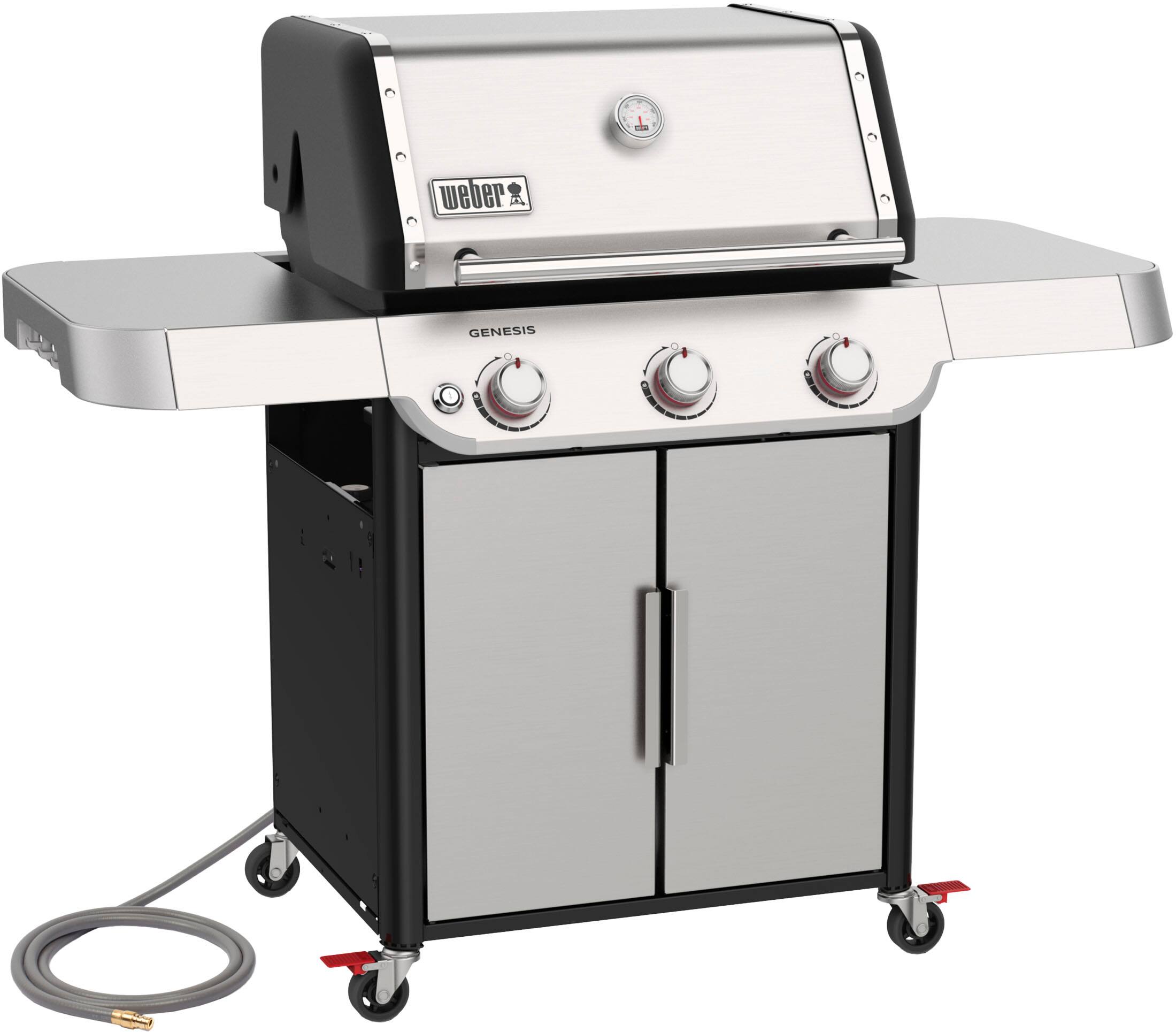 Alt View 11. Weber - GENESIS S-315 Natural Gas Grill - Stainless Steel.