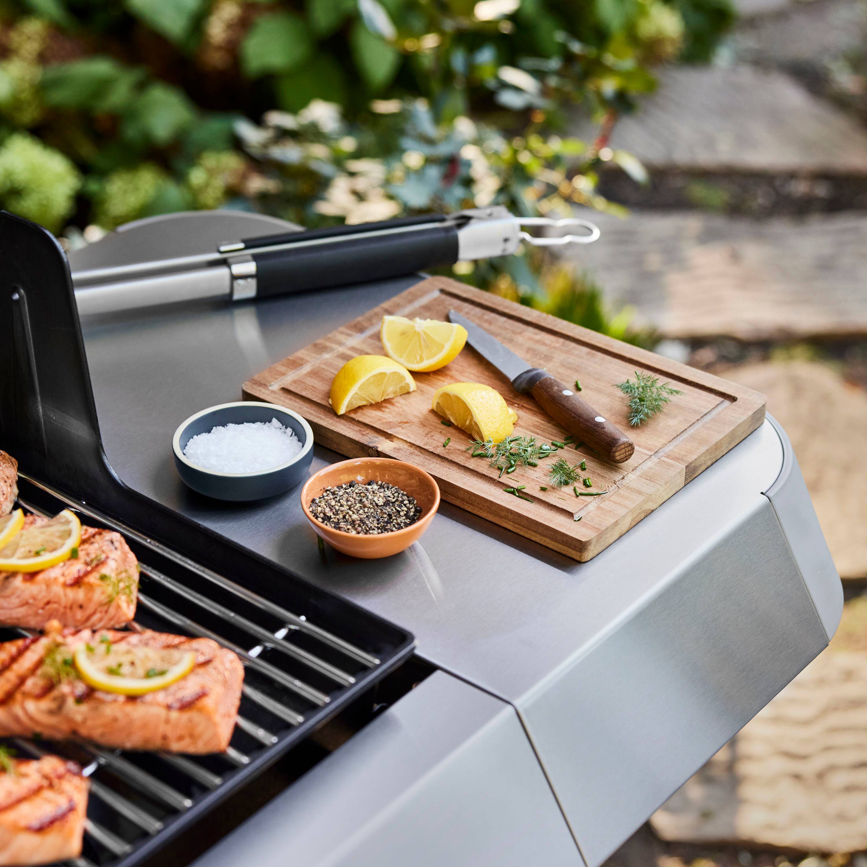 Alt View 12. Weber - GENESIS S-315 Natural Gas Grill - Stainless Steel.