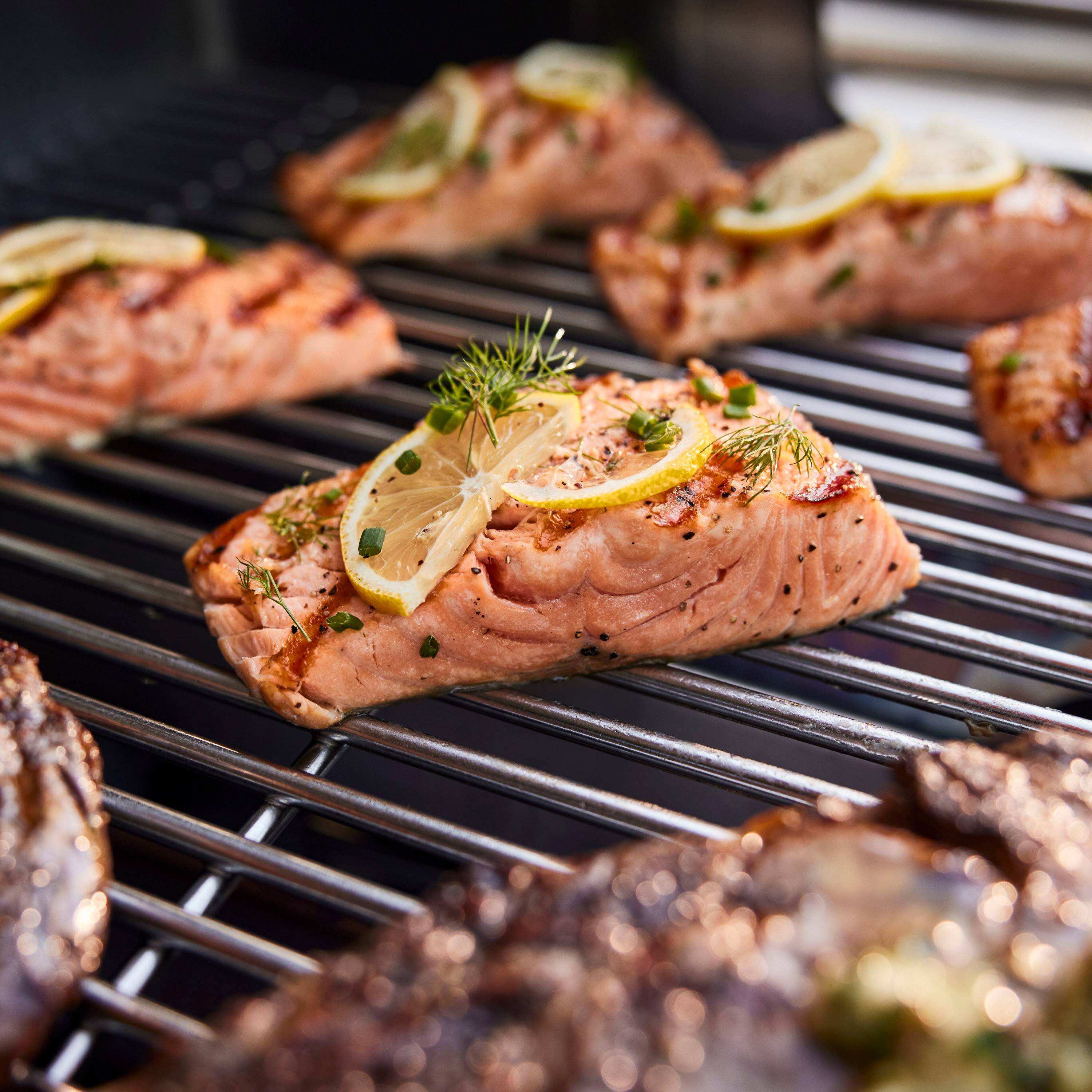 Alt View 14. Weber - GENESIS S-315 Natural Gas Grill - Stainless Steel.