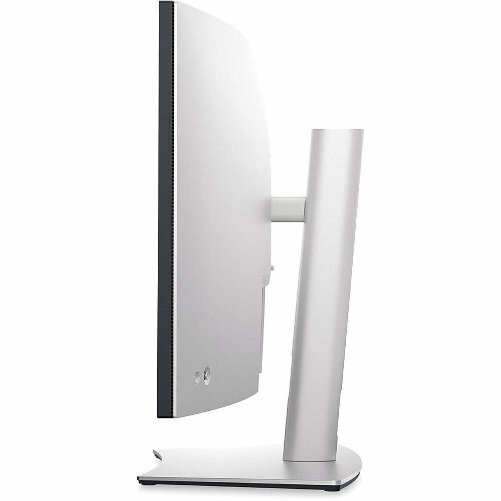 Left. Dell - UltraSharp 37.5" IPS LED Curved 60Hz Monitor (VGA, USB, HDMI, DVI) - Black, Silver.
