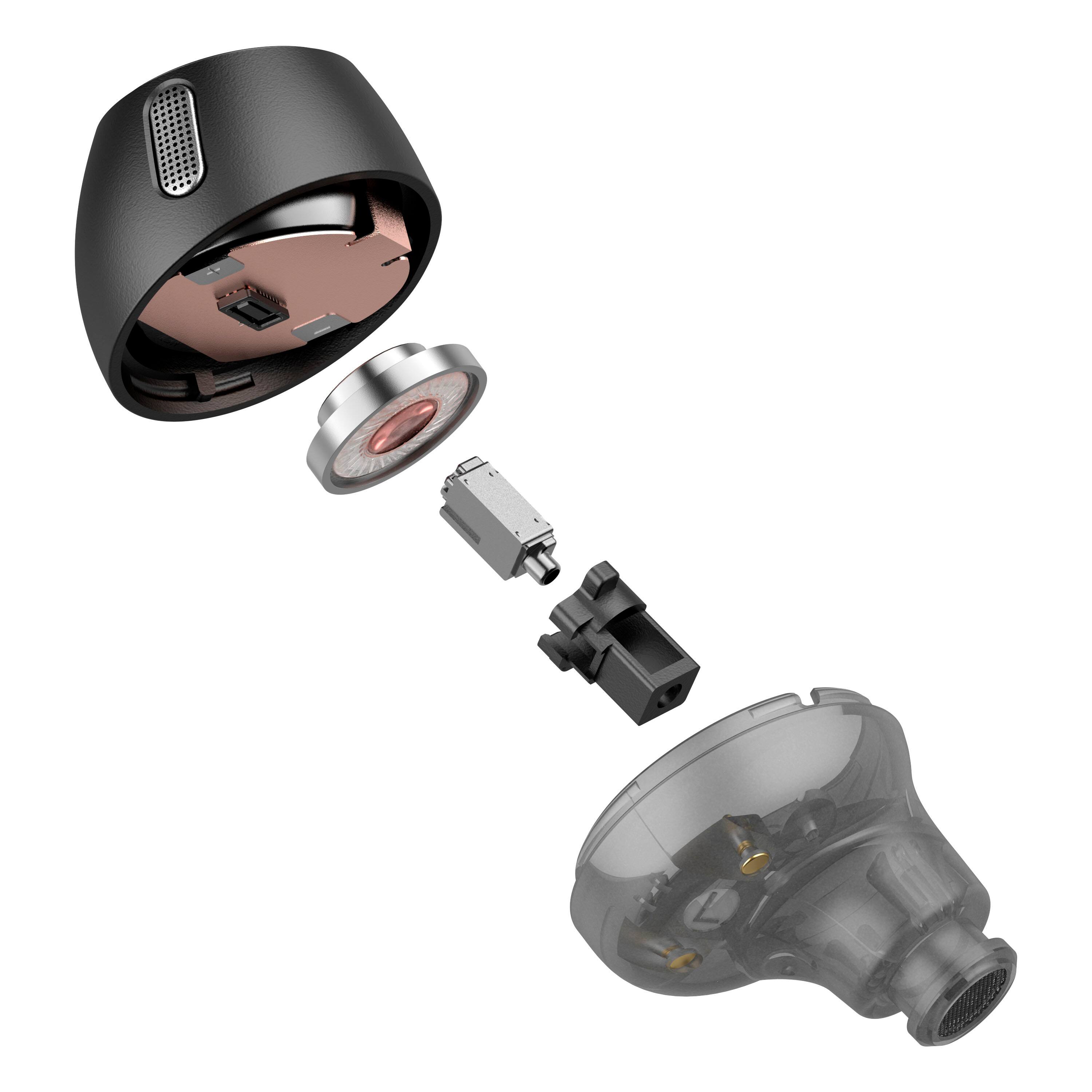 Alt View 17. JLab - Epic Lab Edition True Wireless Earbuds - Black.