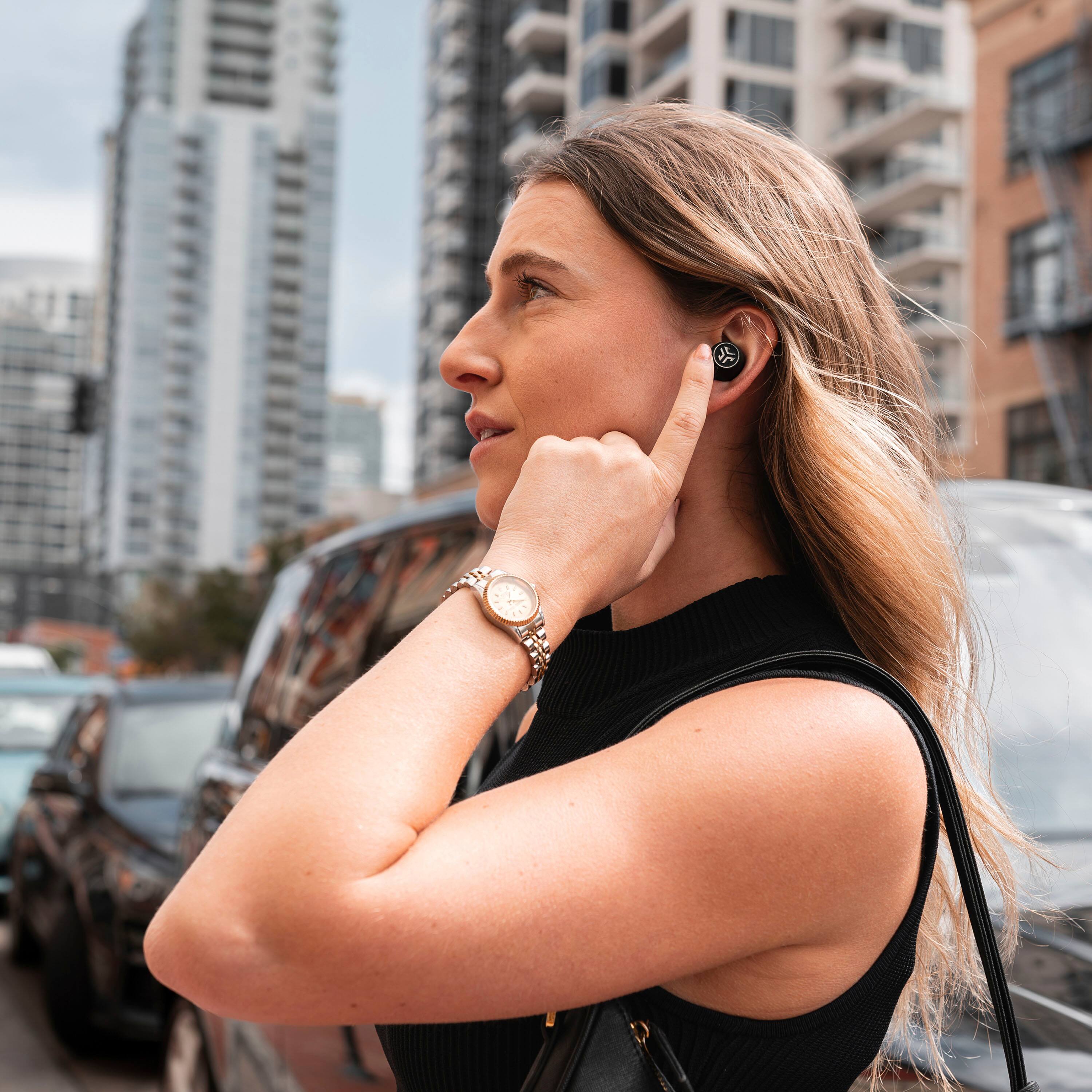 Alt View 22. JLab - Epic Lab Edition True Wireless Earbuds - Black.