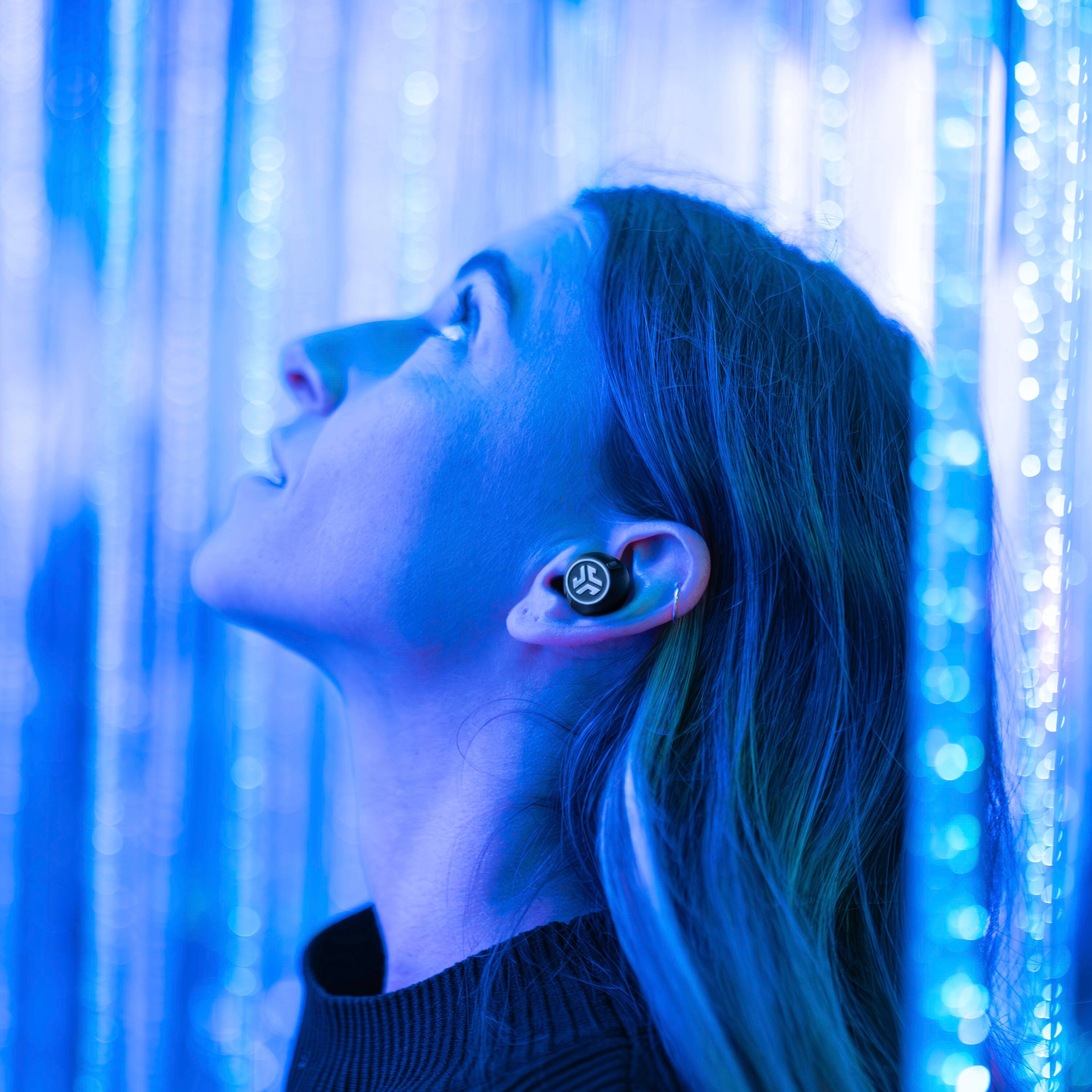 Alt View 23. JLab - Epic Lab Edition True Wireless Earbuds - Black.