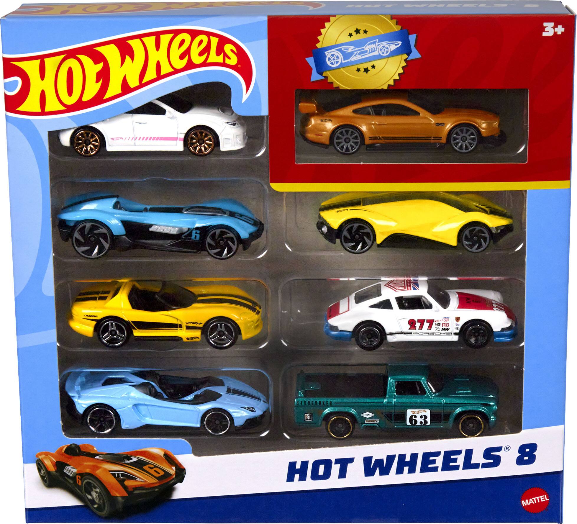 Front. Hot Wheels - 8-Pack Vehicles - Styles May Vary.