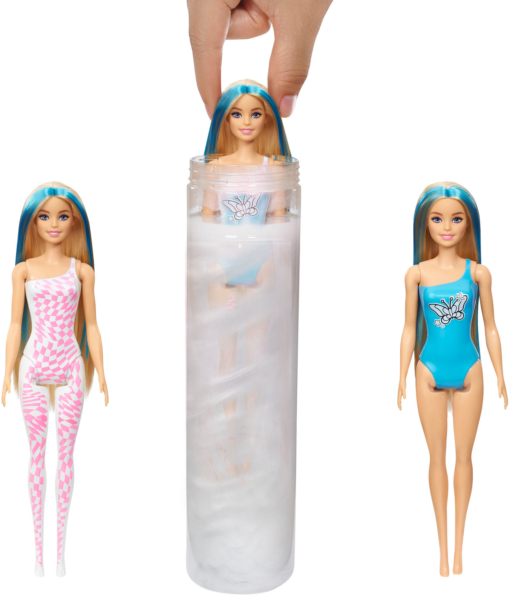 Left View: Barbie - Color Reveal Rainbow Series 11.5" Doll - Syles May Vary