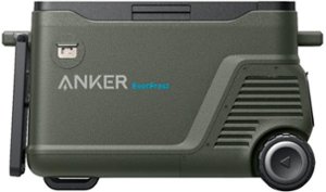 Anker - Everfrost Portable Cooler 30 with 299 Wh Plug in Battery, Refrigerator & Freezer, Powered by AC/DC or Solar - Green