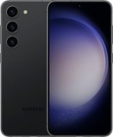 Samsung - Geek Squad Certified Refurbished Galaxy S23 256GB (Unlocked) - Phantom Black - Front_Zoom