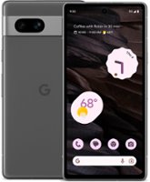 Google - Geek Squad Certified Refurbished Pixel 7a 5G 128GB (Unlocked) - Charcoal - Front_Zoom