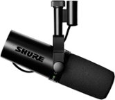 Shure Bundle for Two, (2) Compass Microphone Boom Arms w/ (2) MV7-K  Dynamic Microphones (Silver) and (2) Cables