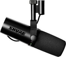 Shure - SM7dB Wired Cardioid Dynamic Microphone with Built-in Preamp - Front_Zoom