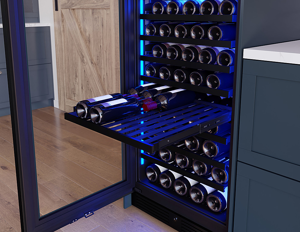 Door Wine Buy 132-Bottle Ready Full Dual Zephyr - Cooler Size Zone 24 Panel Built-In/Freestanding PRW24F02CPG Custom Best in. with Panel Ready Presrv