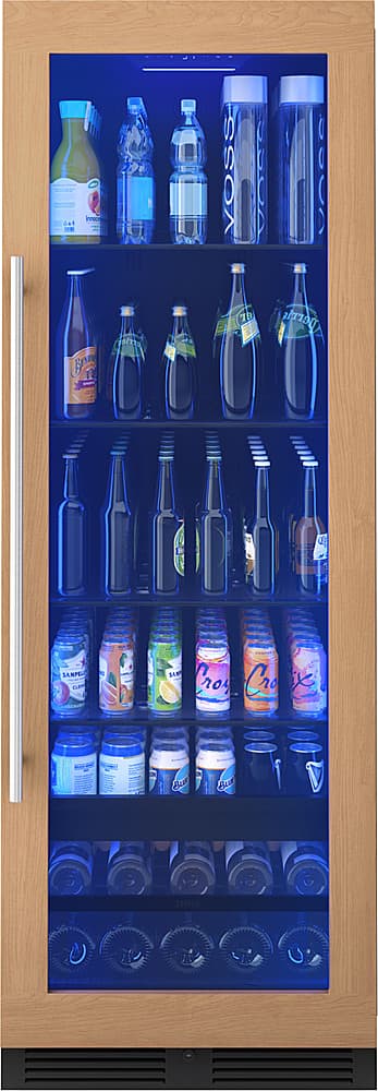 Front. Zephyr - Presrv 24 in. 14-Bottle and 266-Can Single Zone Full Size Panel Ready Beverage Cooler - Panel Ready.