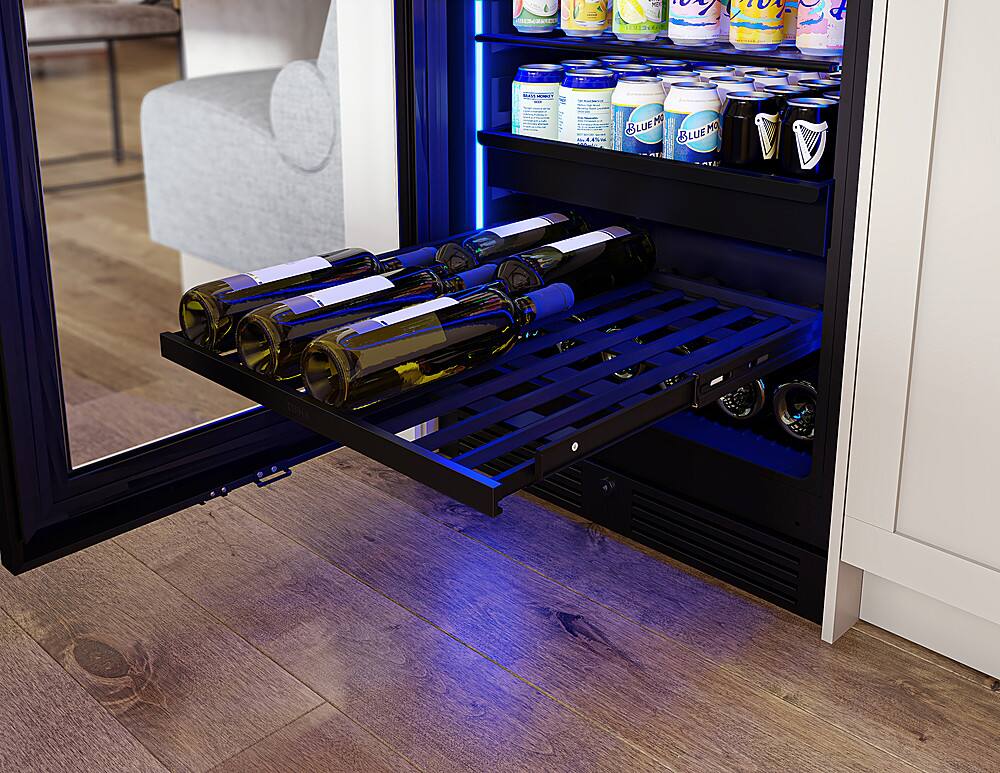 Alt View 20. Zephyr - Presrv 24 in. 14-Bottle and 266-Can Single Zone Full Size Panel Ready Beverage Cooler - Panel Ready.