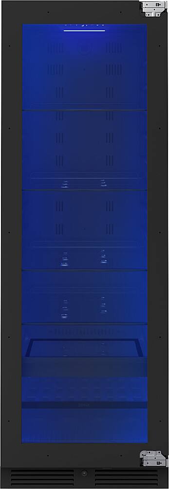 Left. Zephyr - Presrv 24 in. 14-Bottle and 266-Can Single Zone Full Size Panel Ready Beverage Cooler - Panel Ready.