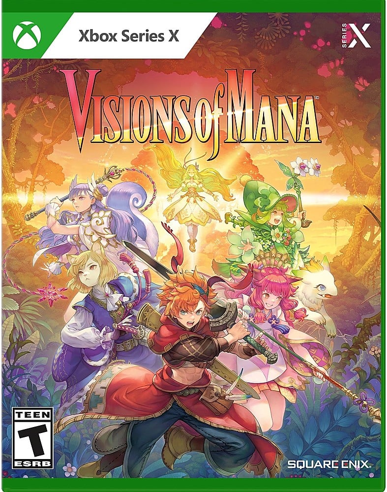 Xbox Series X VISIONS OF MANA TEEN RATING SQUARE ENIX.