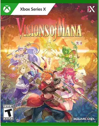 Xbox Series X VISIONS OF MANA TEEN RATING SQUARE ENIX. - T (Teen 13+)