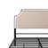 Alt View 13. Walker Edison - Traditional Metal Upholstered Queen Bedframe - Tan.