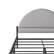 Alt View 13. Walker Edison - Modern Upholstered Curved-Headboard Queen Bedframe - Grey.