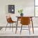 Alt View 12. Walker Edison - Dining Chair with Metal X Base (2-PIece Set) - Whiskey Brown.