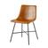 Alt View 11. Walker Edison - Dining Chair with Metal X Base (2-PIece Set) - Whiskey Brown.
