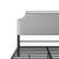 Alt View 13. Walker Edison - Traditional Metal Upholstered Queen Bedframe - Grey.