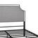 Alt View Zoom 14. Walker Edison - Traditional Metal Upholstered Queen Bedframe - Gray.