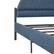 Alt View 15. Walker Edison - Modern Upholstered Curved-Headboard Queen Bedframe - Blue.