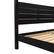 Alt View 15. Walker Edison - Minimalist Solid Wood Canopy King Bedframe - Black.