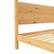 Alt View 15. Walker Edison - Minimalist Solid Wood Canopy King Bedframe - Natural Pine.