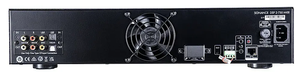 Zoom in on Alt View 11. Sonance - DSP 2-750 MKIII AMP - 1500W 2.0-Ch. Multi-Channel Amplifier With DSP (Each) - Black.