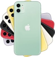 Apple - Geek Squad Certified Refurbished iPhone 11 with 64GB Memory Cell Phone (Unlocked) - Green - Front_Zoom