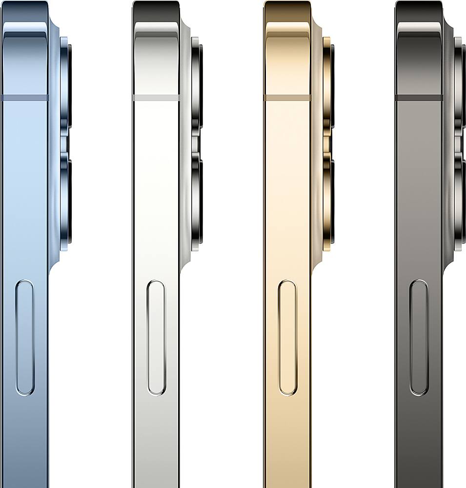 Alt View 14. Apple - Geek Squad Certified Refurbished iPhone 13 Pro Max 5G 128GB - Sierra Blue.