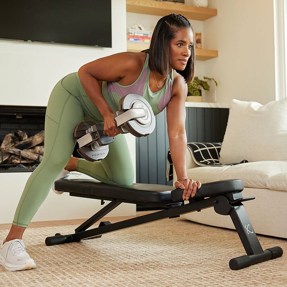 Customer Reviews: Centr Smart Stack 50 Adjustable Dumbbell Pair Beige 5 ...