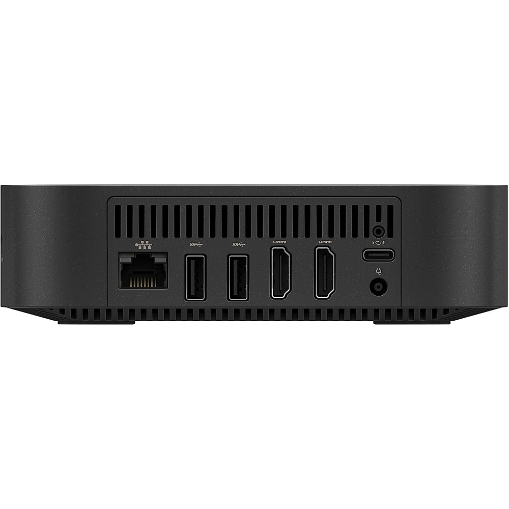 Back. HP - G4 Mini Chromebox - Intel Celeron - 4GB Memory - 64GB Emmc - Black.