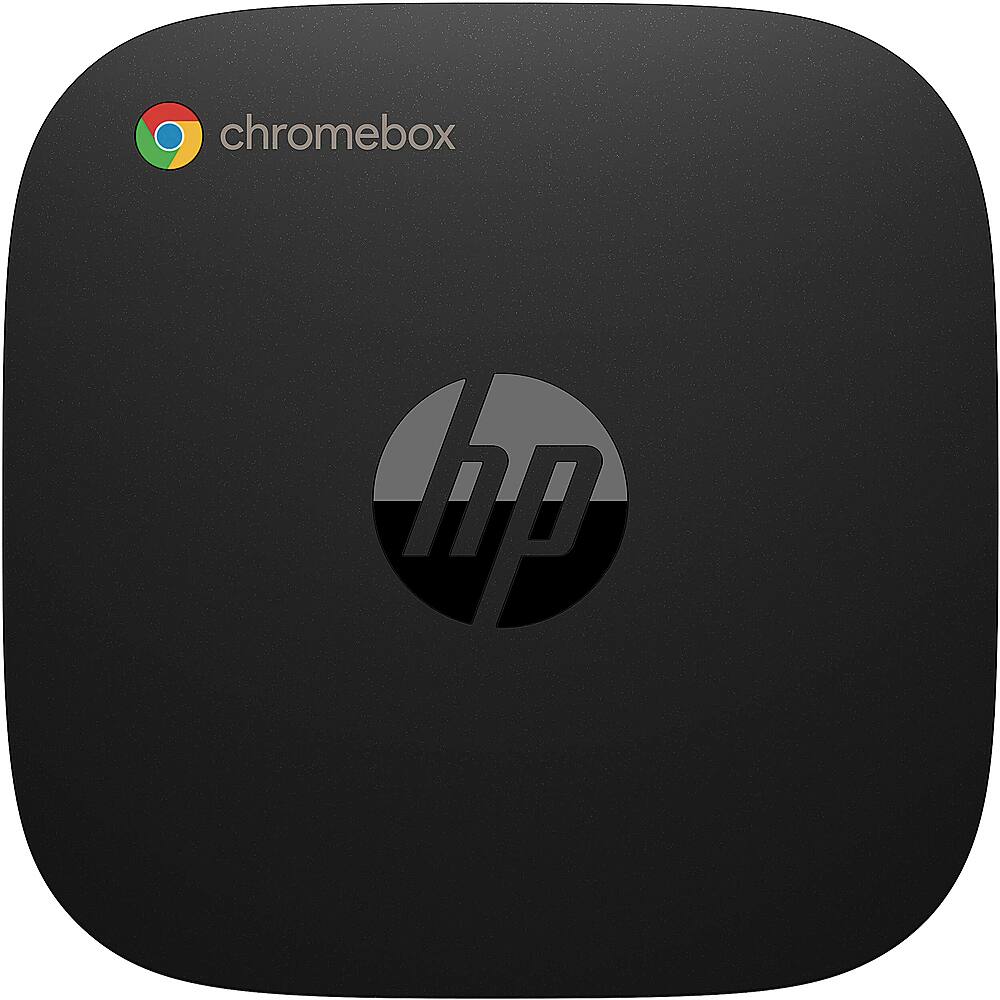 Alt View 2. HP - G4 Mini Chromebox - Intel Celeron - 4GB Memory - 64GB Emmc - Black.