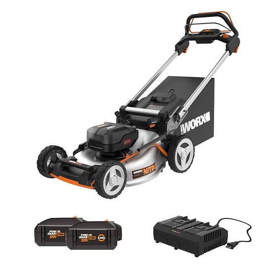 Worx 24 volt discount lawn mower battery