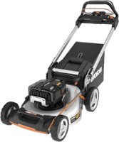 WORX - Nitro 80V Cordless Self-Propelled Lawn Mower (4 x 5.0 Ah Batteries and 1 x Charger) - Black - Front_Zoom