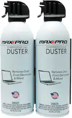 Front. MAXPRO - MAXPRO Air Duster - White.