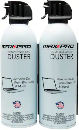 Front. MAXPRO - MAXPRO Air Duster - White.