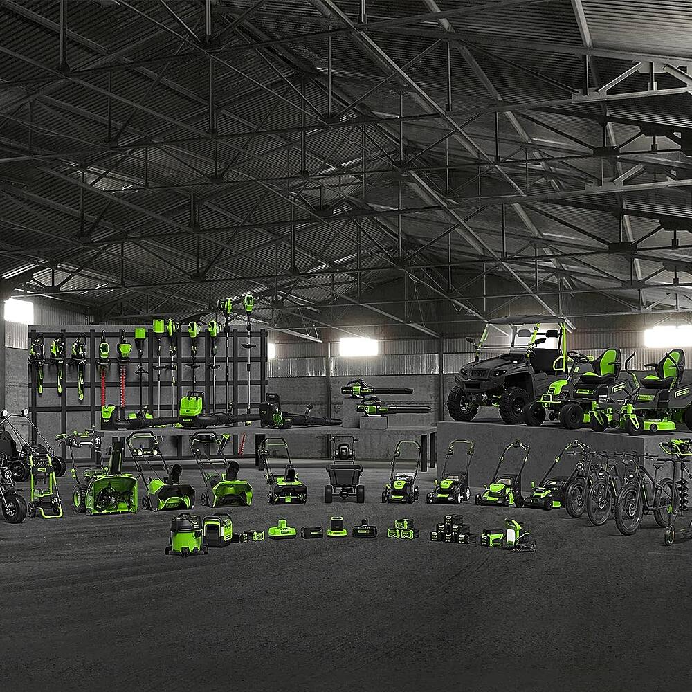 Alt View 34. Greenworks - 80V 20" Venture Series Fat Tire Utility EBike w/ 22mi Max Op. Rang & 20mph Max Speed w/4.0 Ah Battery and Charger - Black.