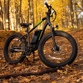 greenworks electric bicycle 80V VENTURE Series 27.5" Commuter Bike, 4Ah Battery and Charger and a 500W power rear hub brushless motor greenworks 26 fat tire 80
