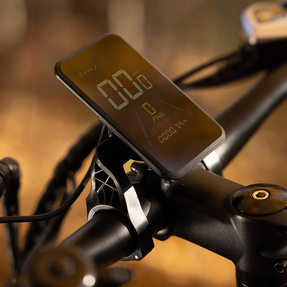 Alt View 30. Greenworks - 80V 26" Venture Series Fat Tire Mountain EBike w/ 22mi. Max Op. Range & 20mph Max Speed w/ 4.0Ah Battery & Charger - Black.