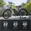 Alt View 12. Greenworks - 80V 27.5" Venture Series Commuter EBike w/ 22mi. Max Op. Range & 22mph Max Speed (Battery & Charger not included) - Black.